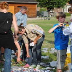 Uitladen Materiaal  11 - Scouts en Gidsen Zaventem 